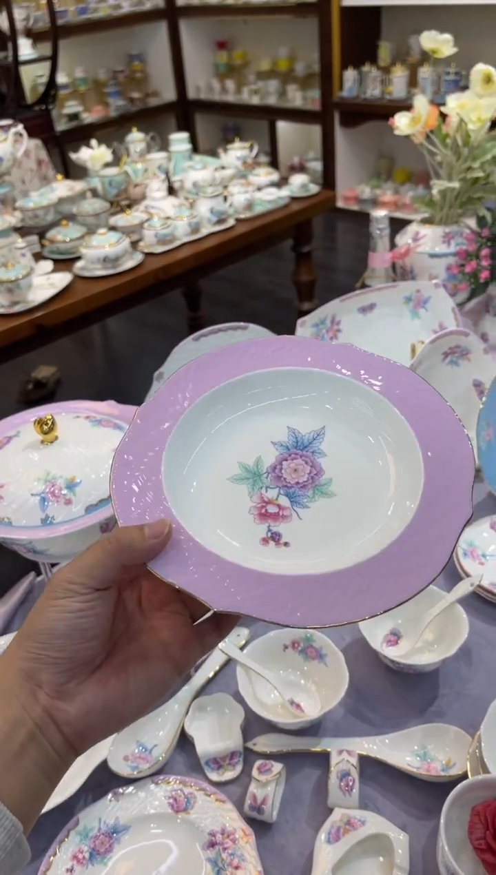 45%以上骨粉骨瓷8英寸深盘