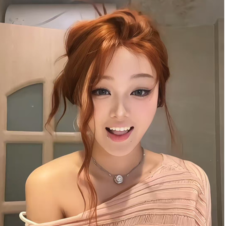 疯兔专属小额蕾丝长卷发焦糖红棕羊毛卷胎毛刘海仿真发网红全头套