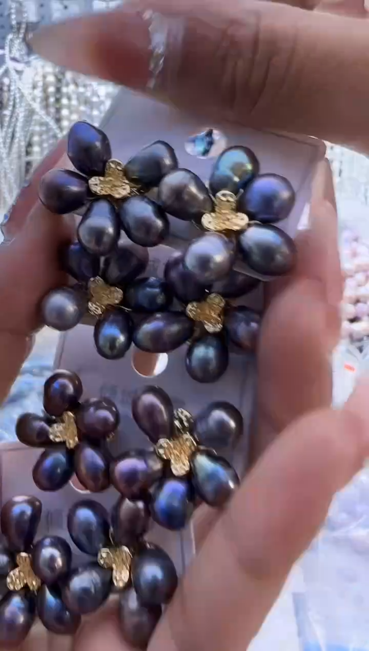 【闪购商品】淡水珍珠耳饰银S925镶嵌377多样性发货  发其一