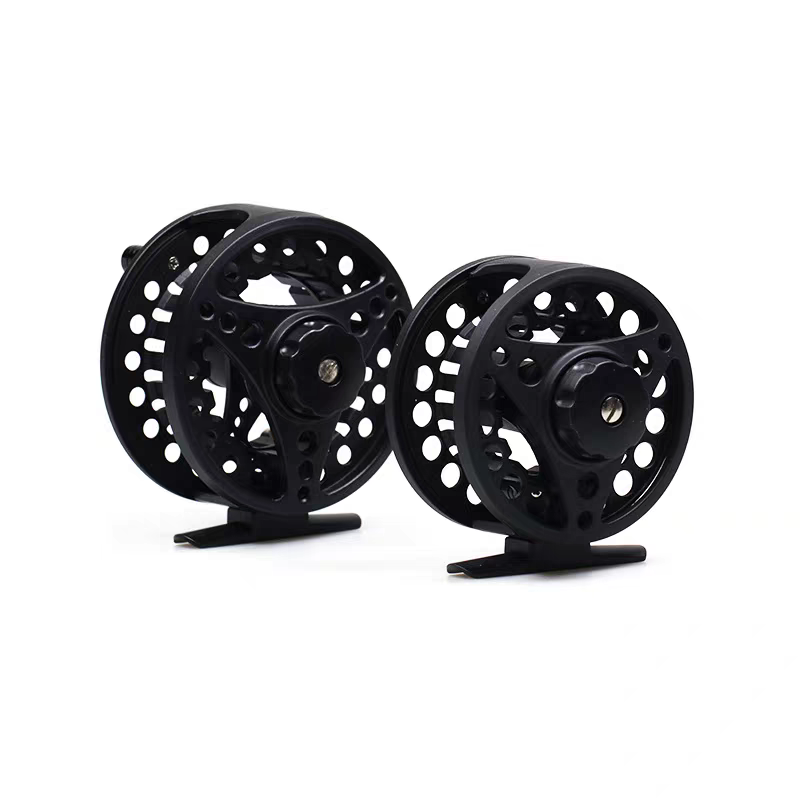 全金属渔轮飞钓轮飞蝇轮前打轮铝合金大小号线轮淡水溪流超清渔轮