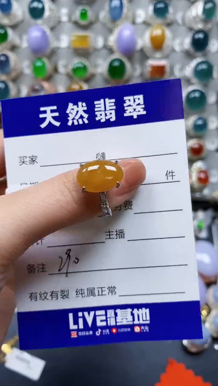 【闪购商品】翡翠戒指银S925镶嵌0290