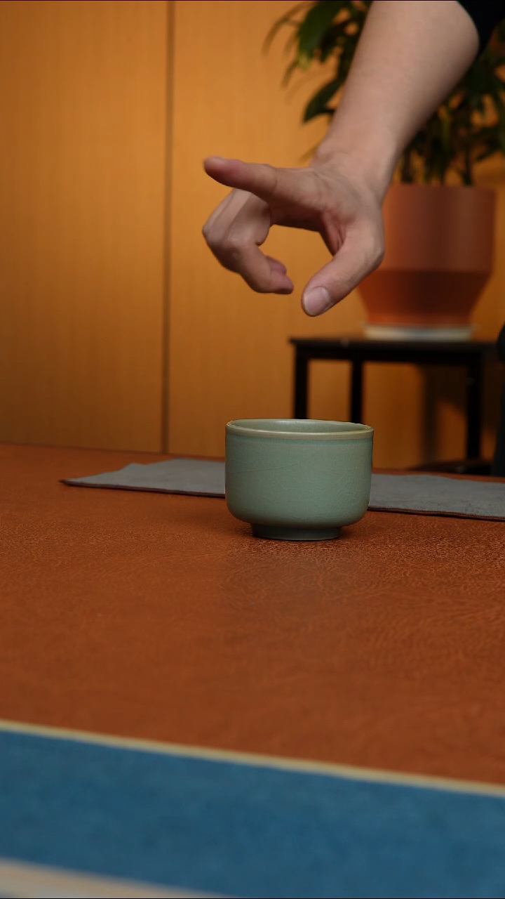 【闪购商品】杯汝州原产地原矿釉仿古微瑕柴烧杯子