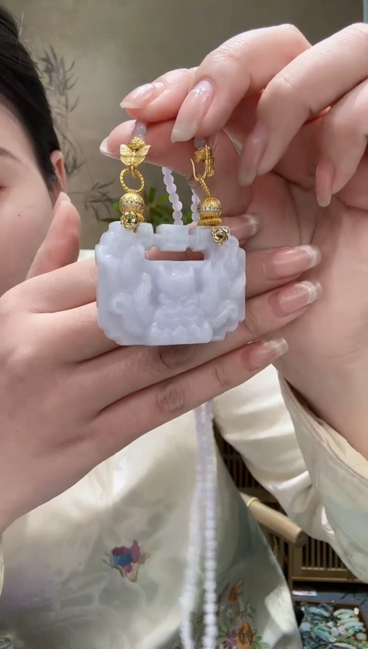 【闪购商品】翡翠耳饰未镶嵌吊坠