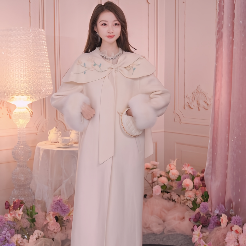 【达人专属】朝峰秋冬款大衣毛呢外套CFE5D320-3253V