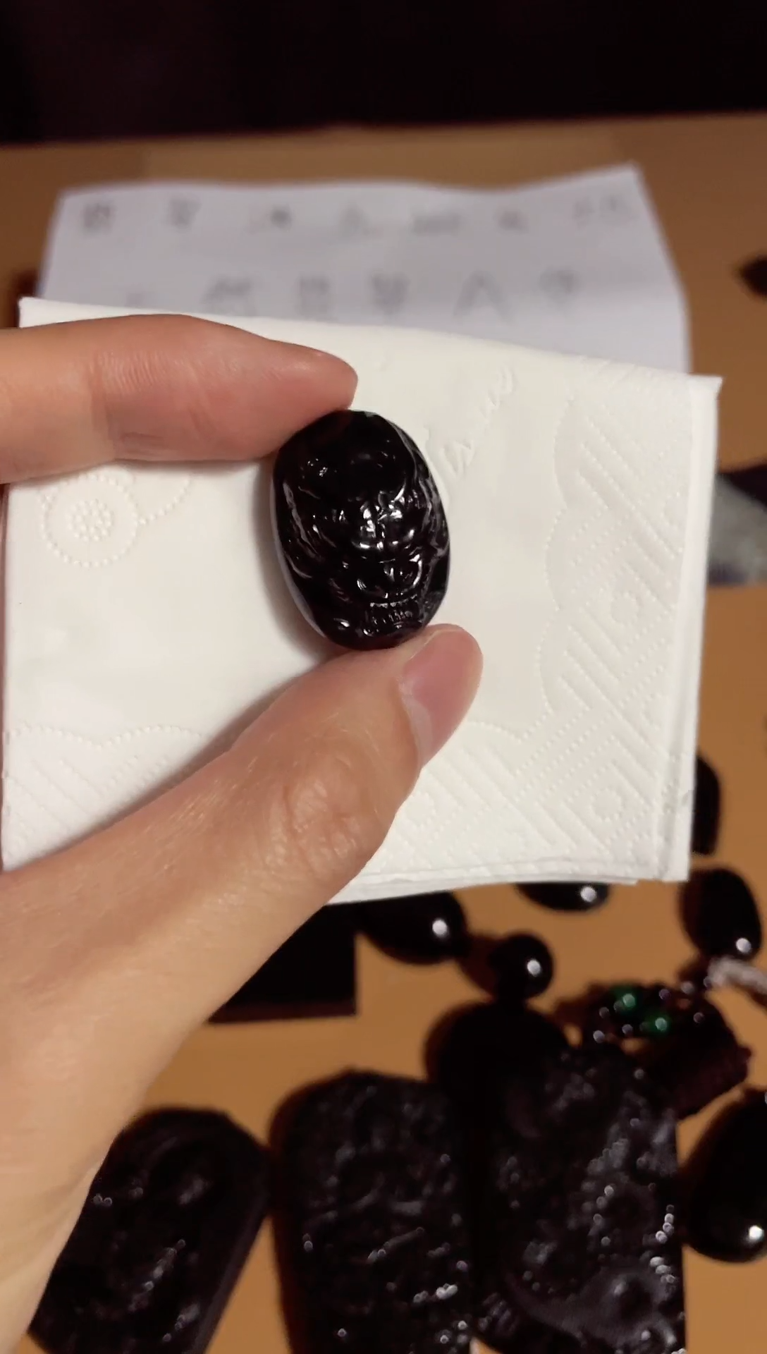 【闪购商品】翡翠颈饰未镶嵌天然翡翠a货墨翠