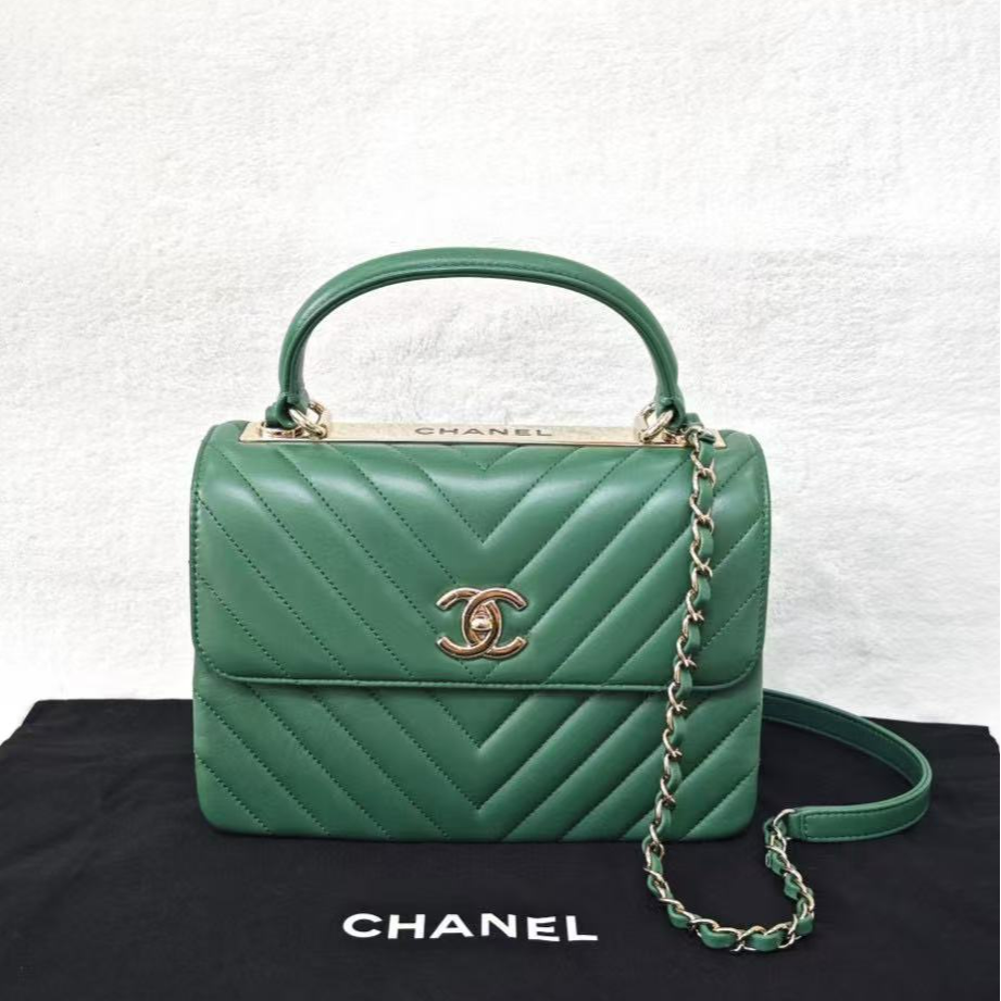 全新未使用 Chanel/香奈儿 【国现】经典Trendy cc系列 女士手提包
