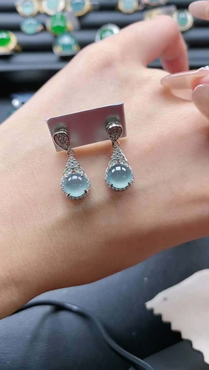 【闪购商品】翡翠戒指银S925镶嵌51511