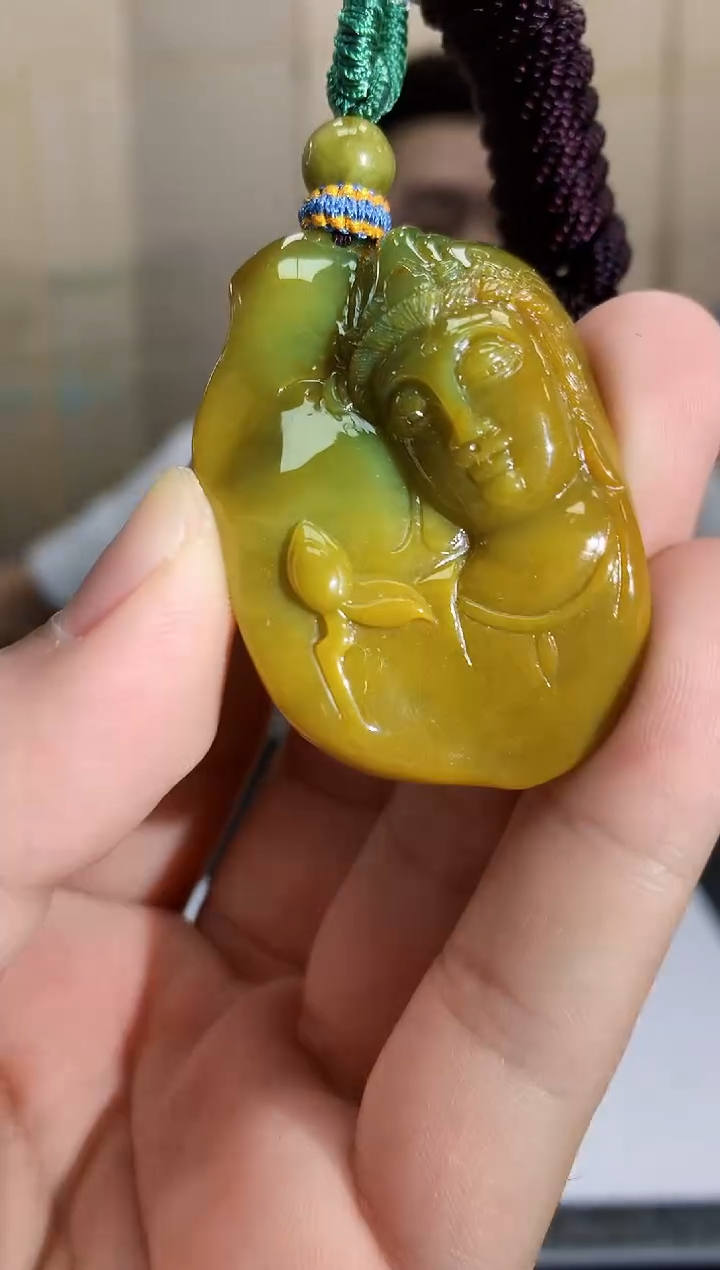 定制翡翠未镶嵌5028bb-毛货挂件17