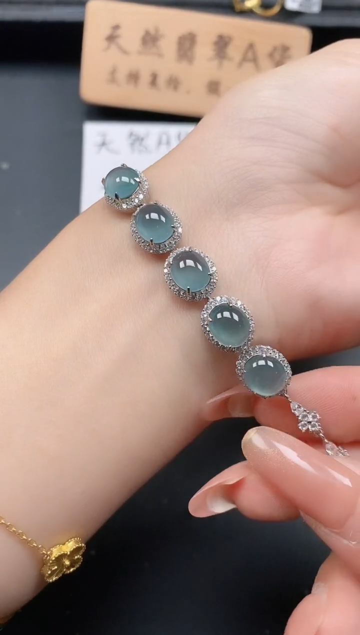 银S925镶嵌戒指翡翠1111