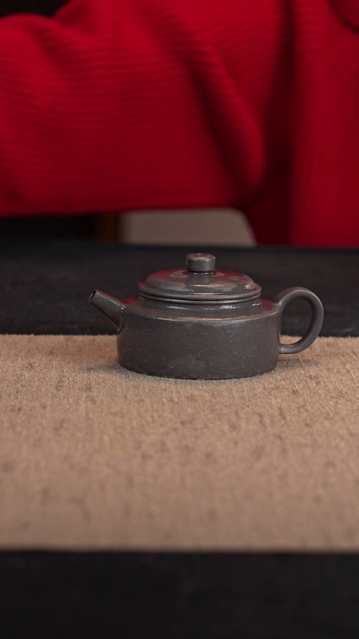 【闪购商品】紫砂茶壶青灰泥德钟
