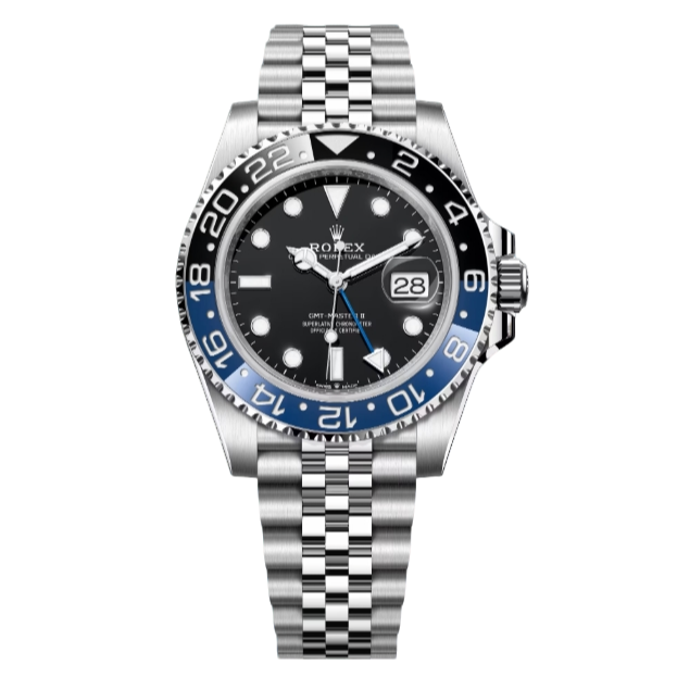 99新 Rolex/劳力士 单表/格林尼治型 40mm/126710/国米圈五珠链