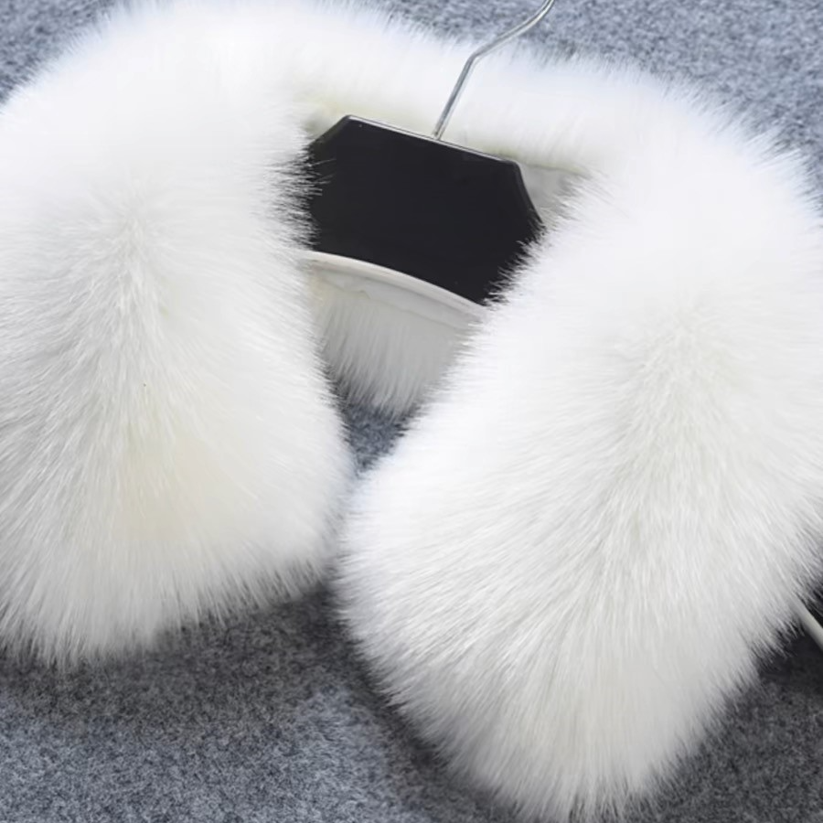 曼丁蜜桔搭配毛领