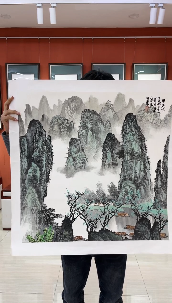 【闪购商品】国画郑乐华绘画手绘作品12-30