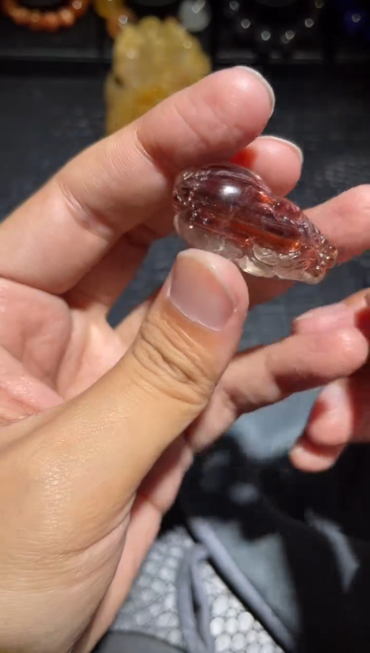 【闪购商品】水晶裸石未镶嵌发晶裸石吊坠（多样性发其一）