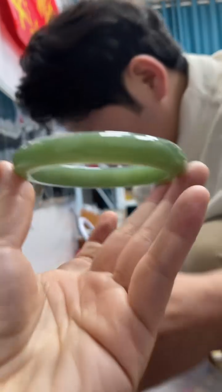 【闪购商品】和田玉颈饰未镶嵌A13且末蓝正圈63