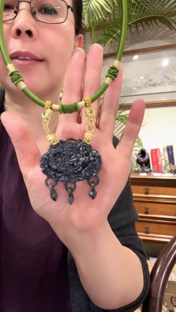 【闪购商品】翡翠颈饰未镶嵌国风