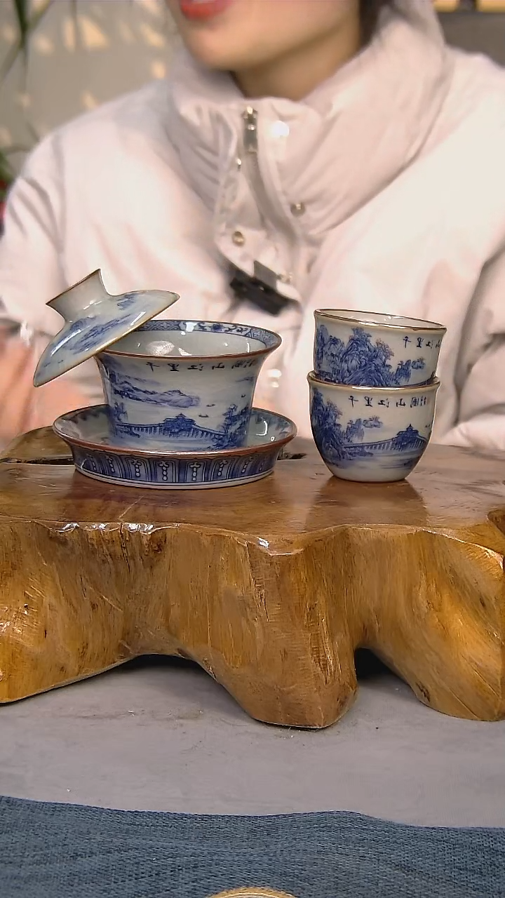 【闪购商品】3件套陶瓷茶具家用简装系列  