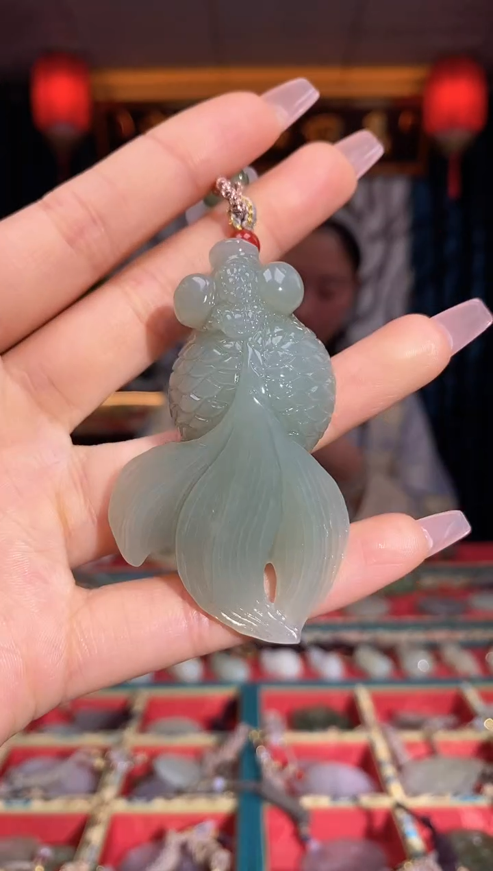 【闪购商品】和田玉颈饰未镶嵌锦鲤