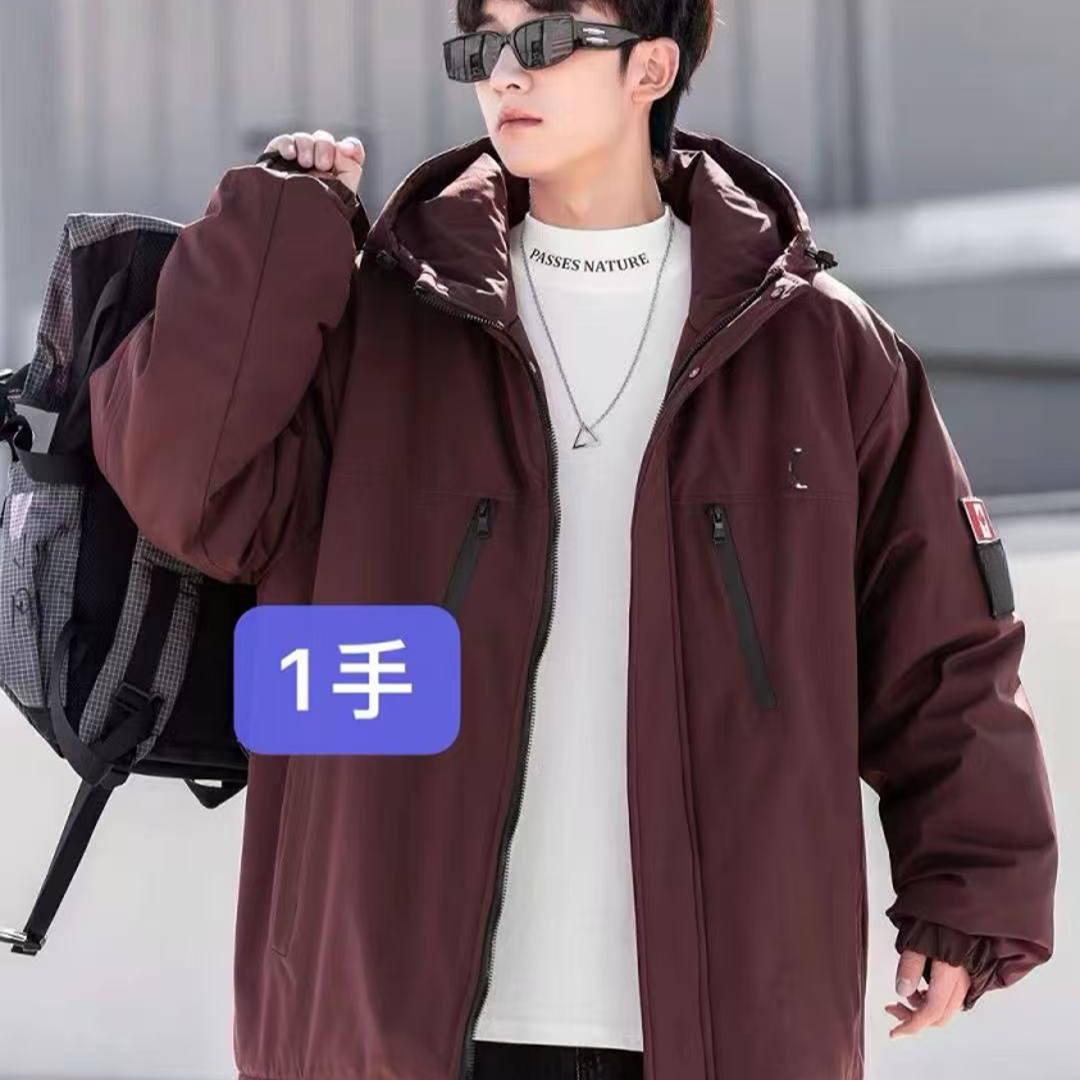 【K058-灰色】青少年潮品派克服