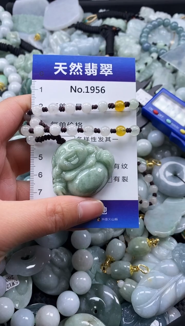 【闪购商品】翡翠颈饰未镶嵌缅甸A货翡翠1956