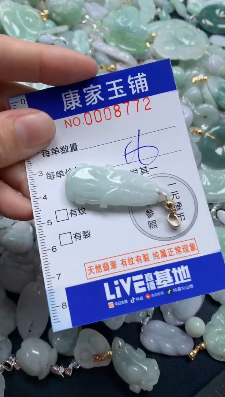 颈饰未镶嵌翡翠8772