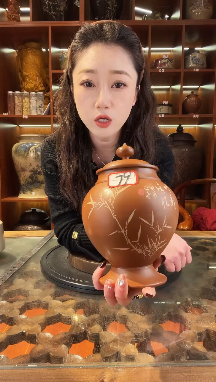 【闪购商品】缸云南建水紫陶复烧小茶罐@79