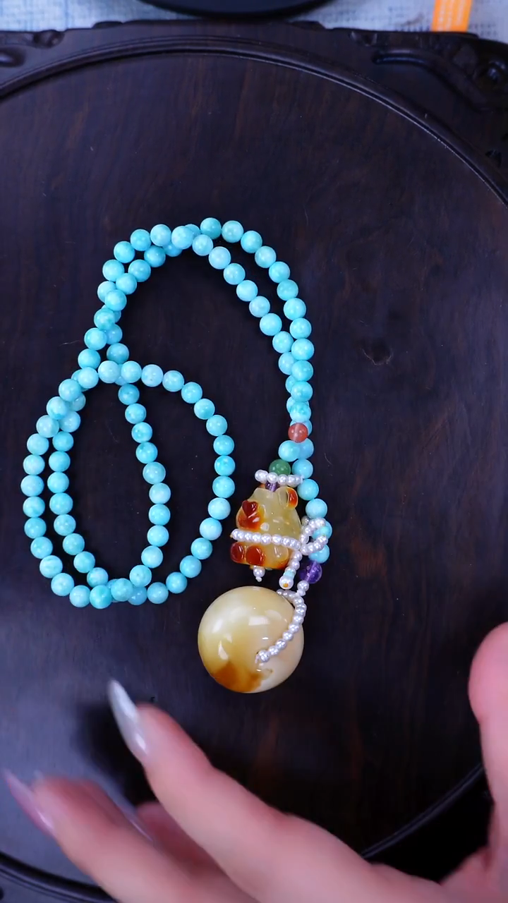 琥珀项链未镶嵌12.29日 多样性发其一