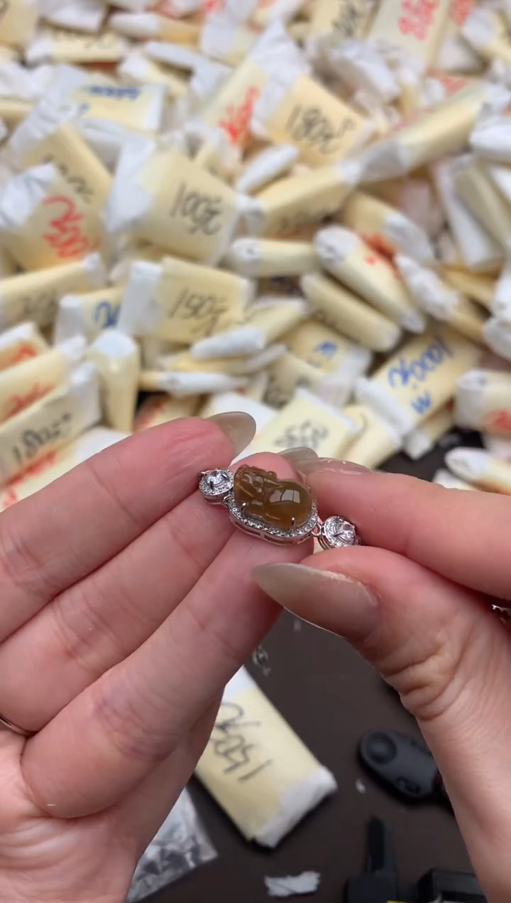 【闪购商品】翡翠挂件银S925镶嵌   一  