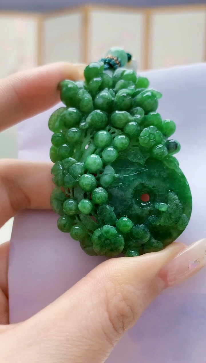 未镶嵌定制翡翠4812jw-毛货挂件15