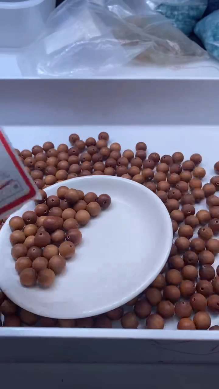 檀香木散珠W2035-10mm*20颗