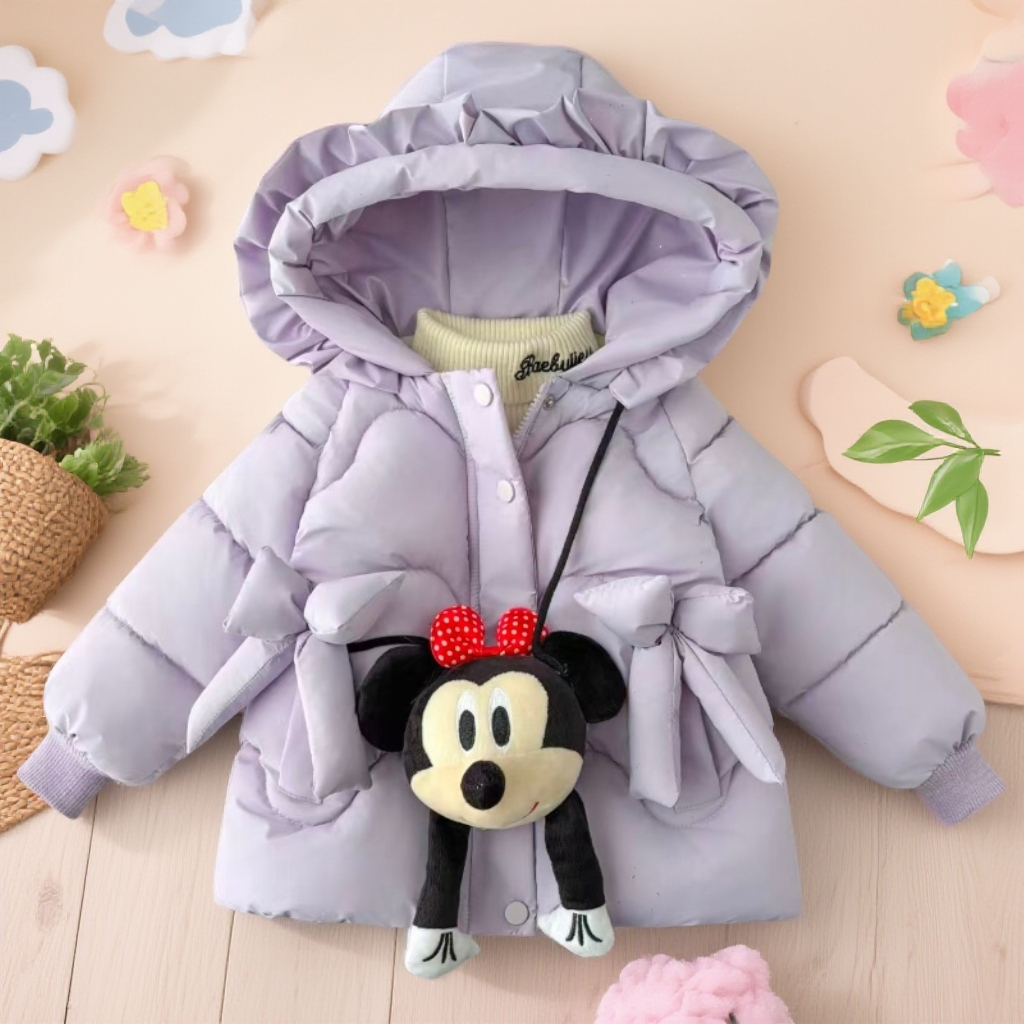 加厚棉服女童加绒棉衣婴儿保暖冬装新款宝宝女孩冬装