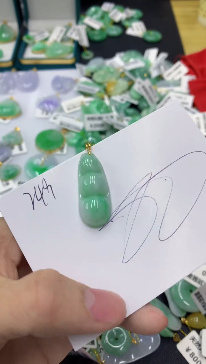 【闪购商品】翡翠颈饰18K金镶嵌11111111