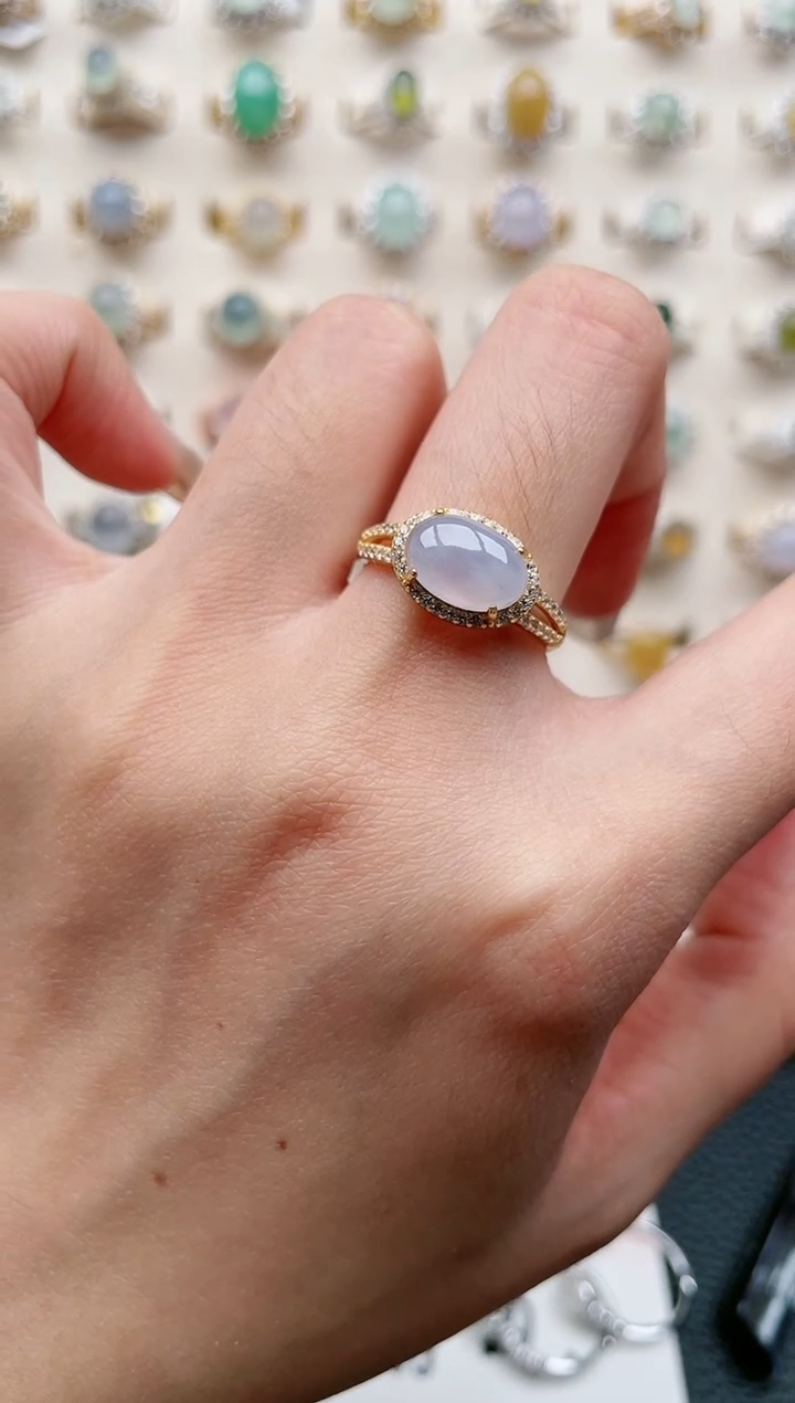 【闪购商品】翡翠戒指银S925镶嵌1111