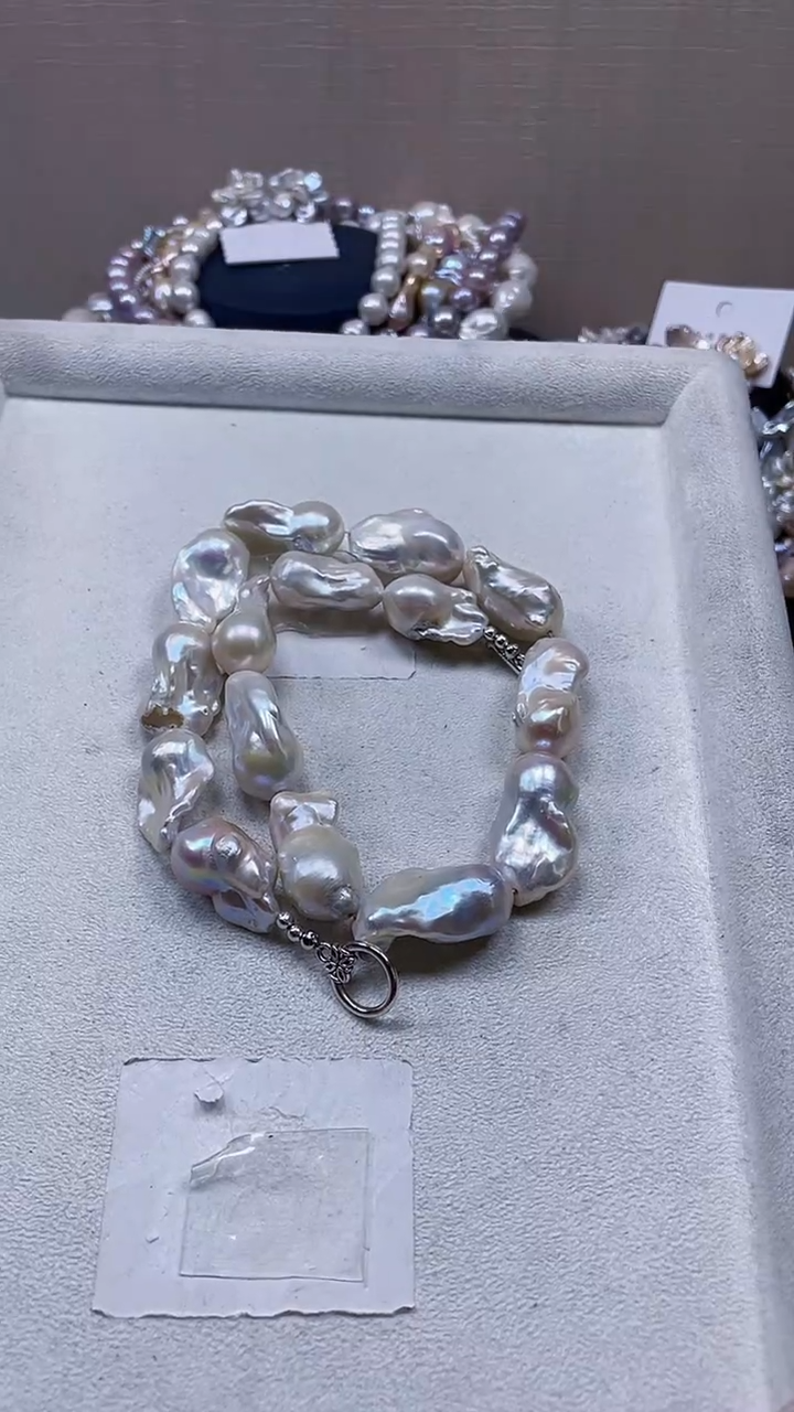 未镶嵌项链淡水珍珠【纯恬饰品】