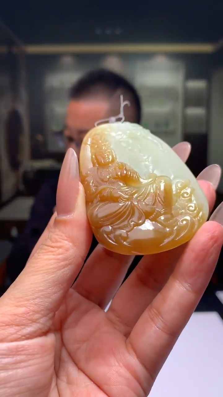【闪购商品】定制和田玉Boss阳天然和田玉（拍一发一）