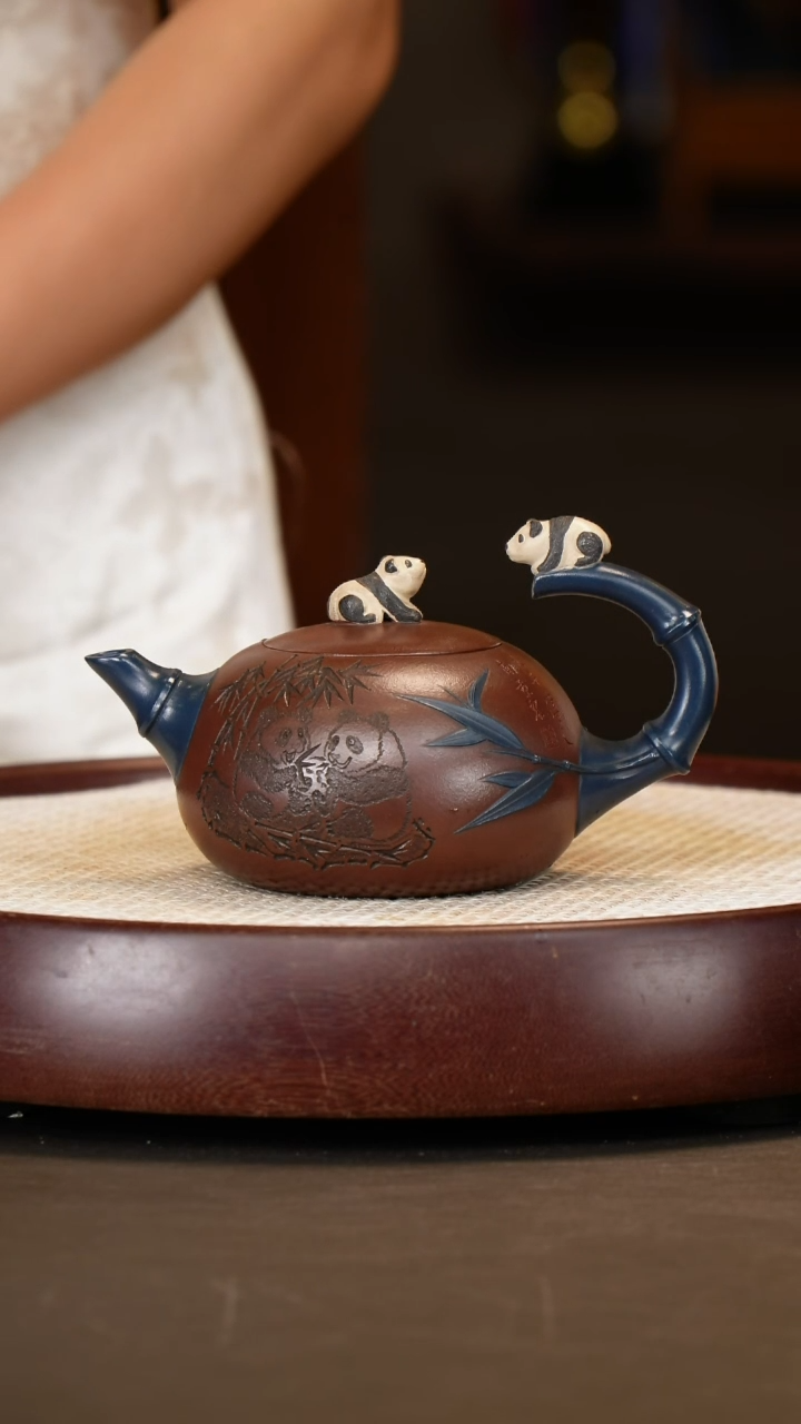 紫砂茶壶【邵忠源】老紫泥圆梦  320CC
