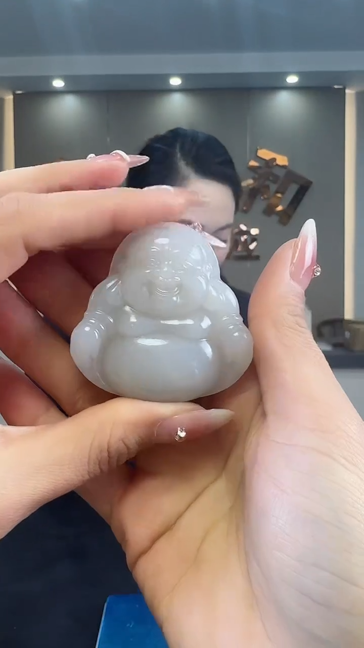 【闪购商品】和田玉颈饰未镶嵌弥勒佛吊坠