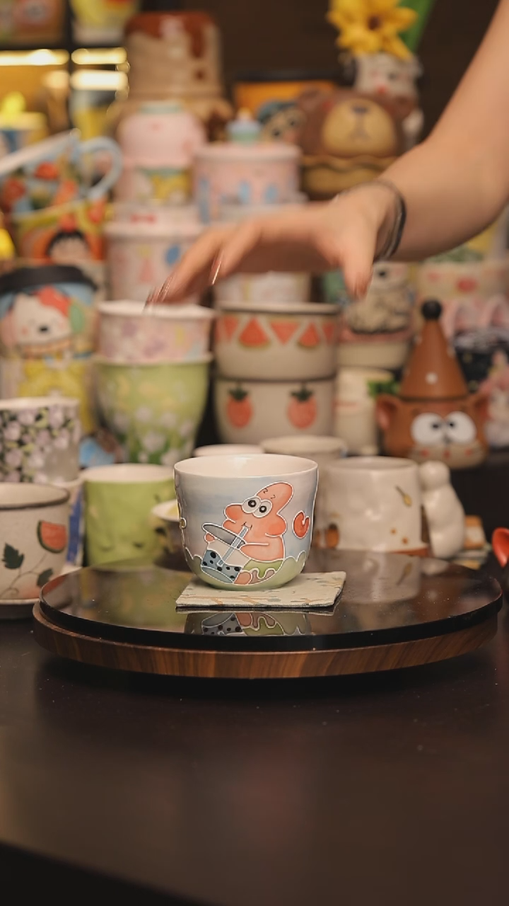 景德镇釉下彩绘设计师款式陶瓷