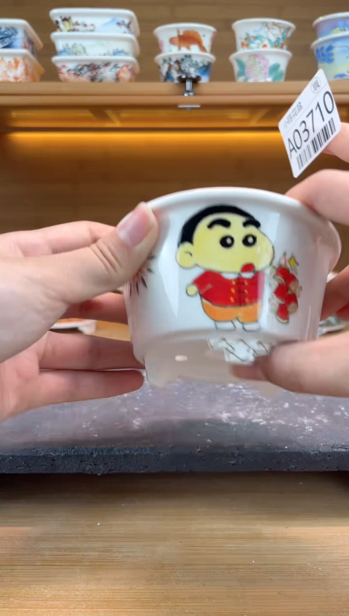 【闪购商品】红陶瑕【A03710】手绘8.5*4.2