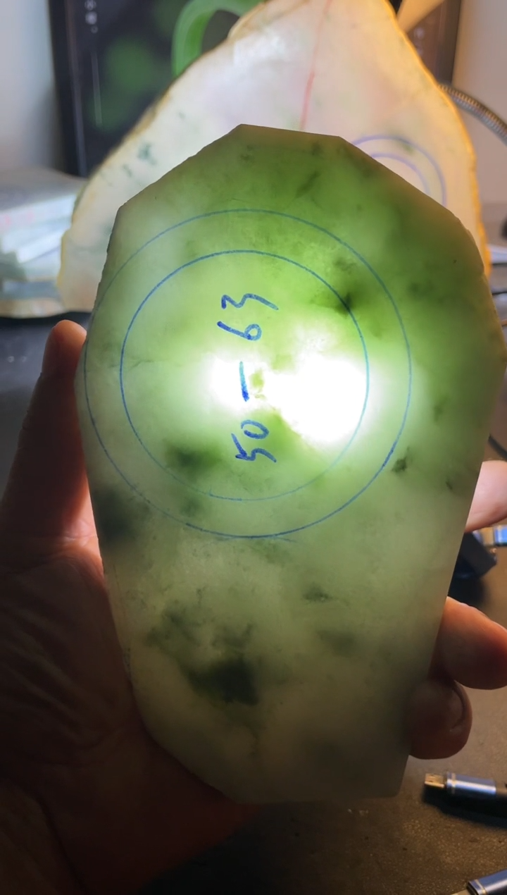 未镶嵌翡翠定制翡翠莲*翡翠