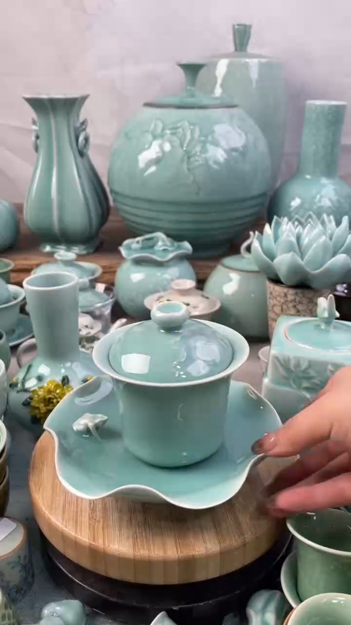 【闪购商品】特价福利 微瑕 慧仙青瓷