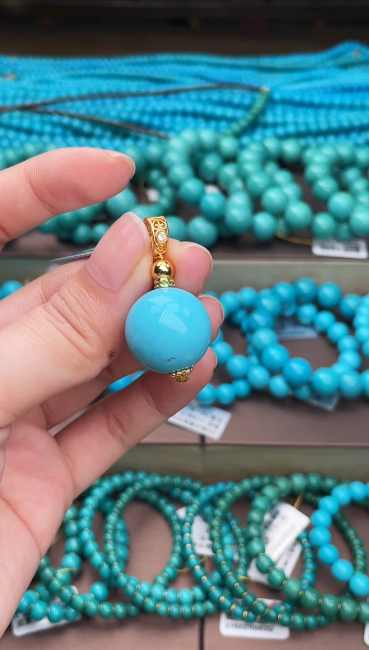 未镶嵌绿松石珠宝奇石A12