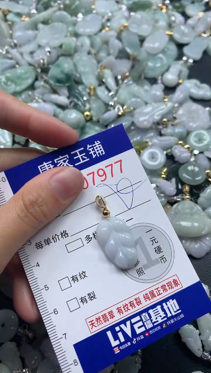 吊坠(不含链)未镶嵌翡翠7977