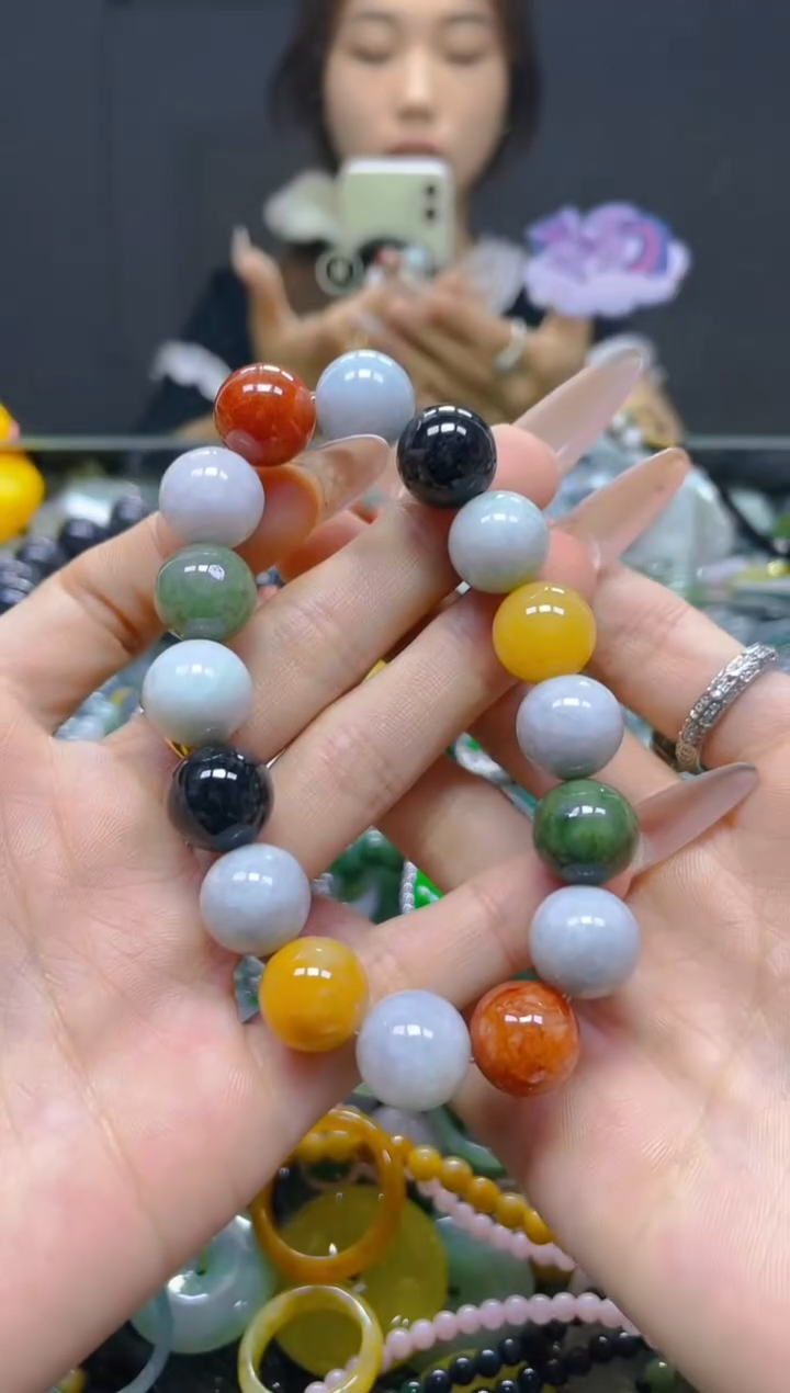 翡翠未镶嵌颈饰13MM/Y/翡翠A货，一件也是批发价