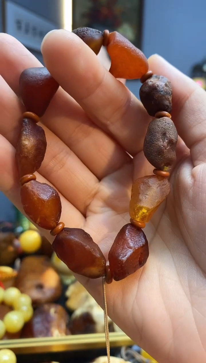 手串琥珀未镶嵌手串
