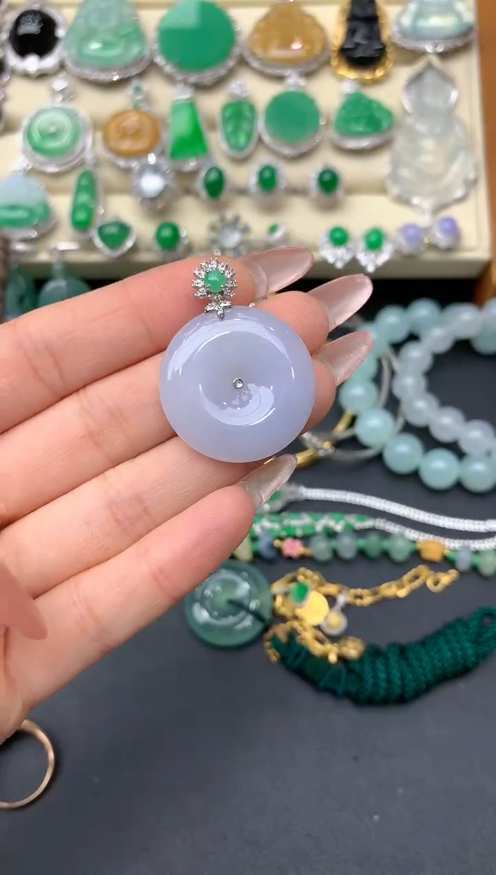 【闪购商品】翡翠颈饰18K金镶嵌229-中国好珍宝