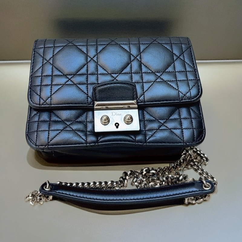 95新 DIOR/迪奥  黑色链条包 1444 5937 