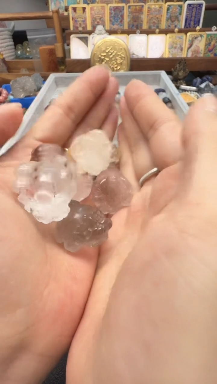 水晶珠宝半成品未镶嵌水晶摆件