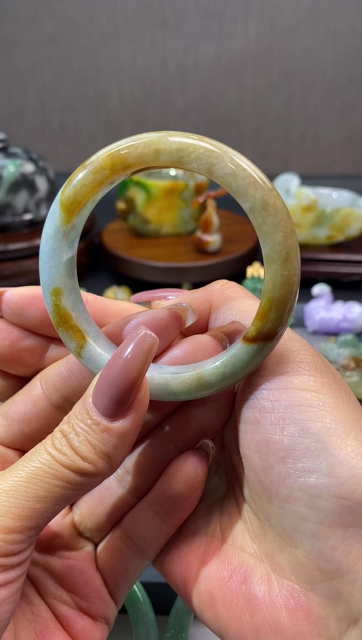 【闪购商品】翡翠手镯未镶嵌翡翠黄翡手镯