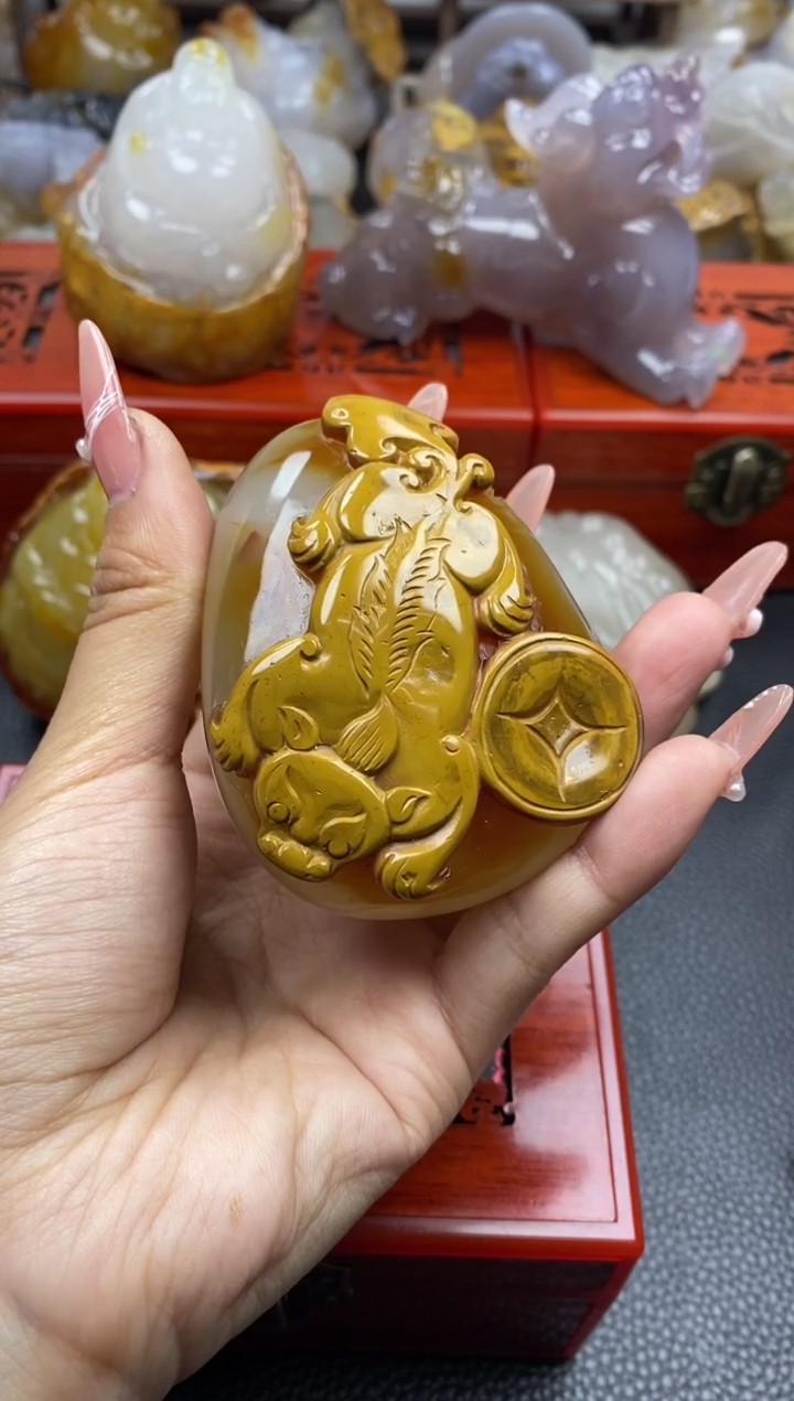 【闪购商品】玛瑙/玉髓手把未镶嵌00